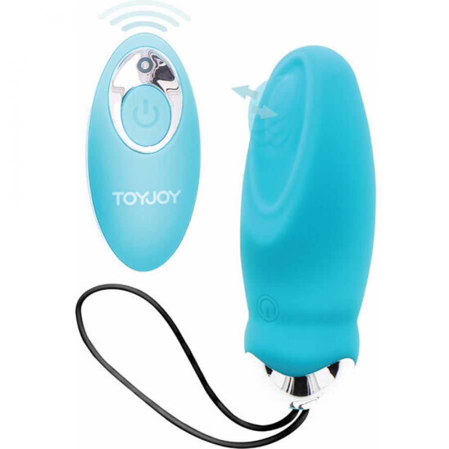 HAPPINESS IM SO EGGCITED VIBRATEUR TÉLÉCOMMANDE BLEU