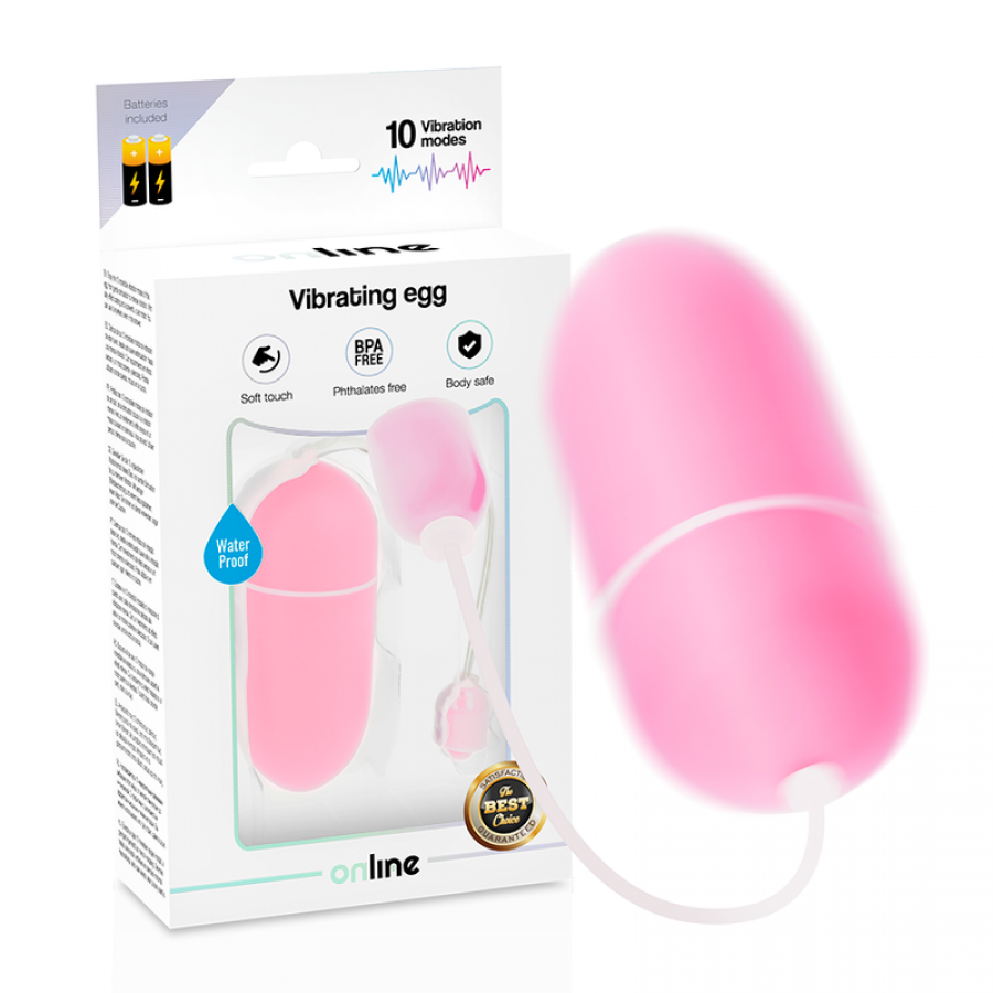 HUEVO VIBRADOR WATERPROOF ROSA nº1