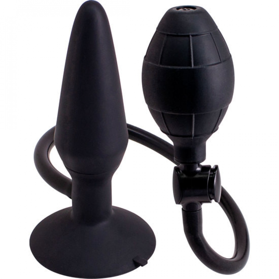 Plug anal gonflable M - noir