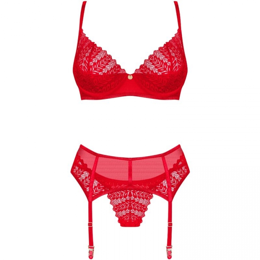 INGRIDIA SET TRES PIEZAS ROJO  13