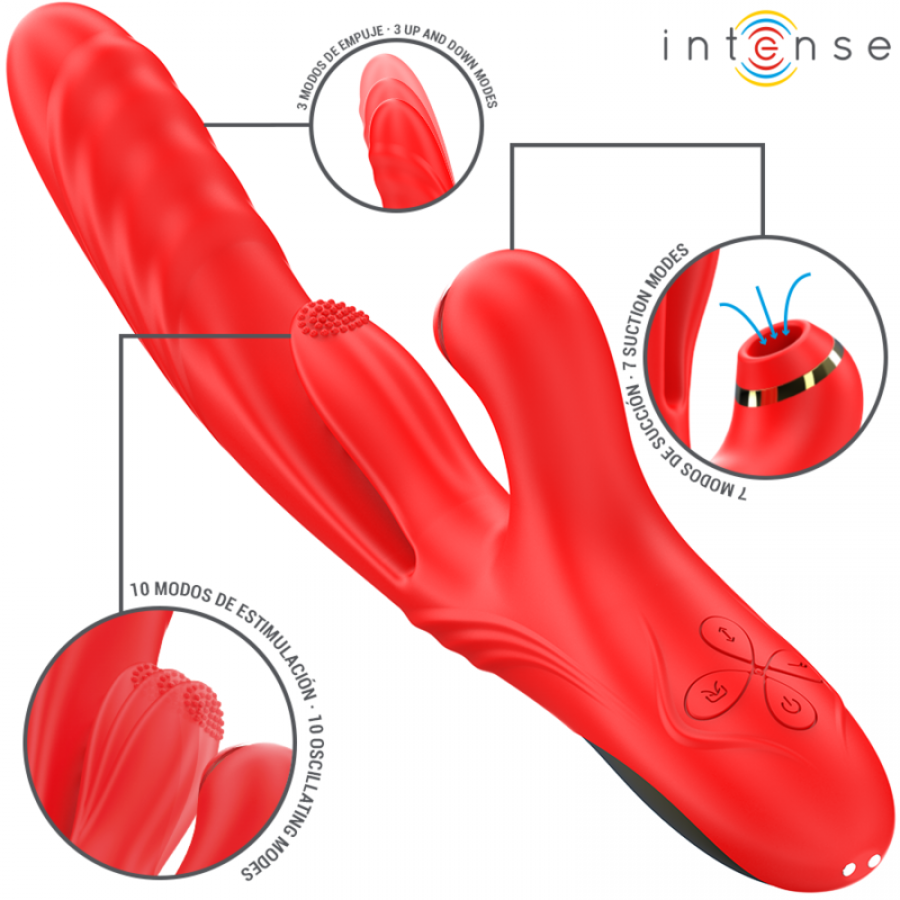 INTENSE - KAROL VIBRADOR MULTIFUNCIÓN EMPUJE &amp; ESTIM