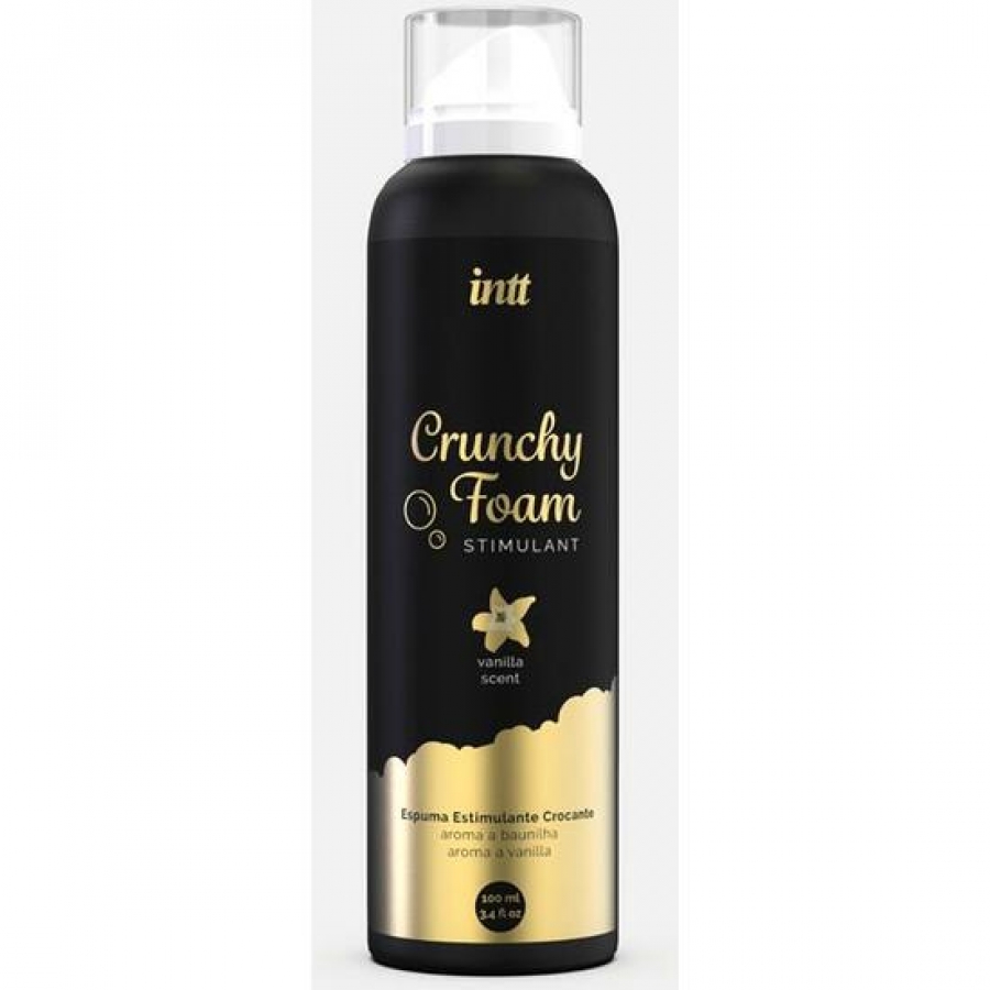 Espuma crocante Intt - espuma estimulante de baunilha 100ml