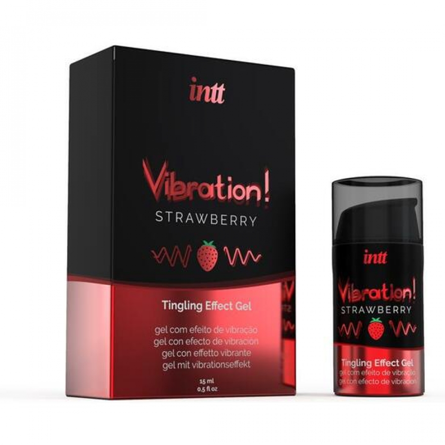 Vibratore liquido Intt fragola 15ml