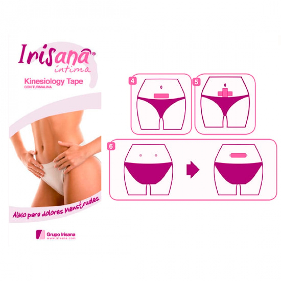 Fita autoadesiva Irisana para dor menstrual