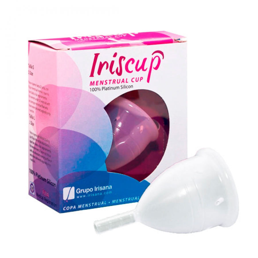 Iriscup grande tasse mestrual transparente