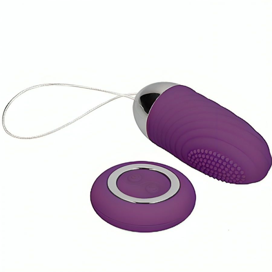 JIUUY HUEVO VIBRADOR GRANULAR CONTROL REMOTO VIOLETA