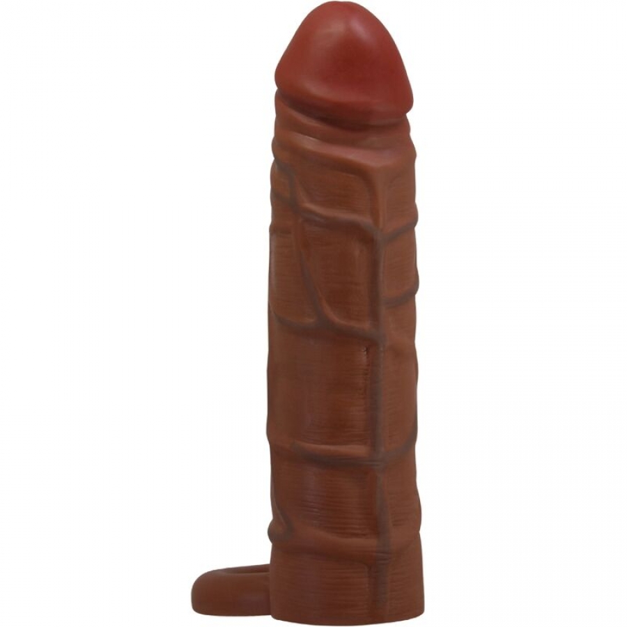 KAILE FUNDA PARA PENE CON EXTENSIÓN DE 2.5 CM MULATO