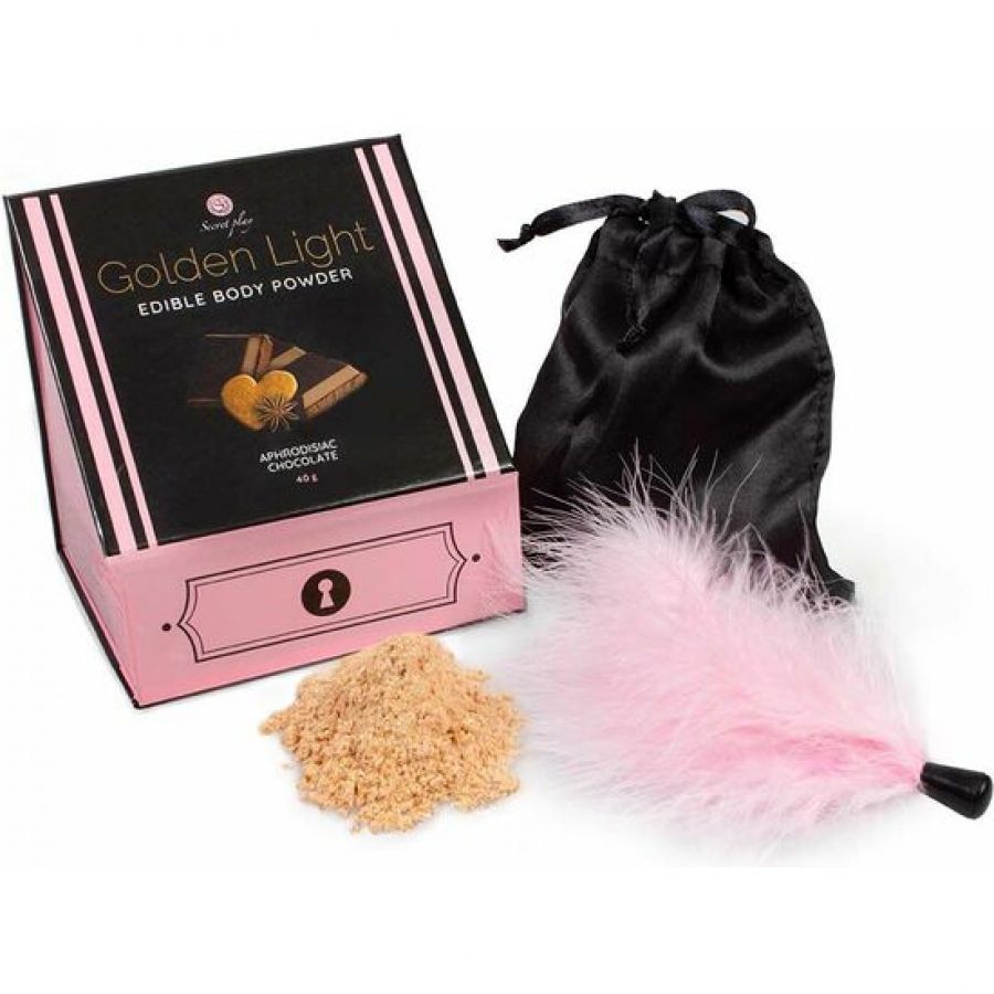 GOLDEN LIGHT KIT POUDRE COMESTIBLE ET PLUME APHRODISIAQUE CH