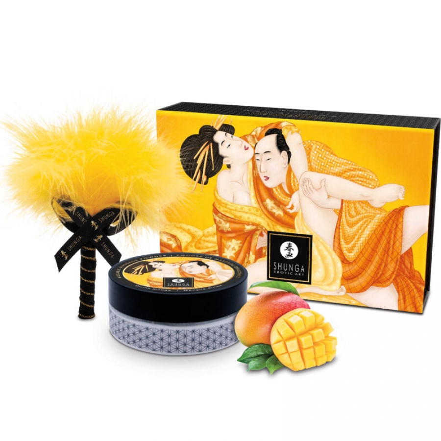 KIT DE POUDRE DE MASSAGE COMESTIBLE MANGUE