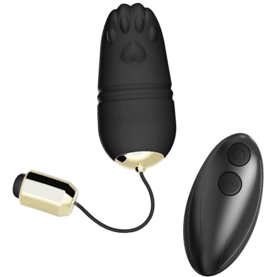 KITTY EGG VIBRADOR G-SPOT CONTROLE REMOTO PRETO