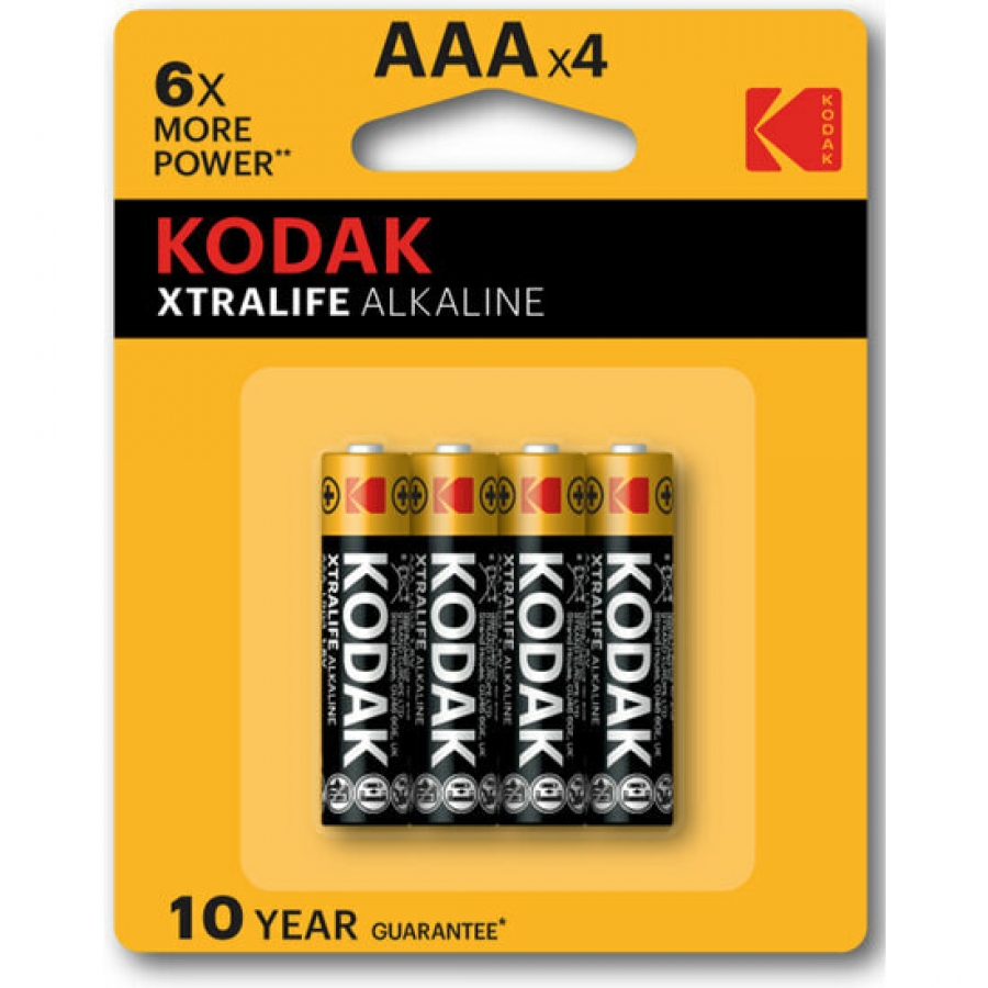 Kodak Xtralife Alcaline AAA - 4uts