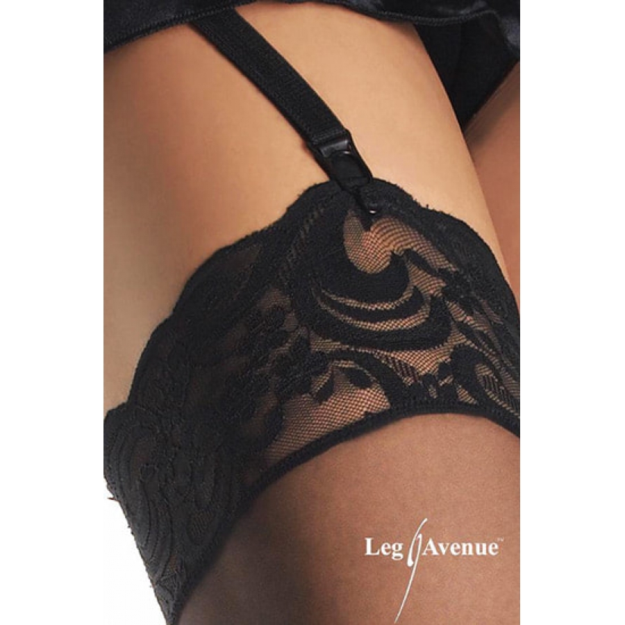 LEG AVENUE MEDIAS ENCAJE 4