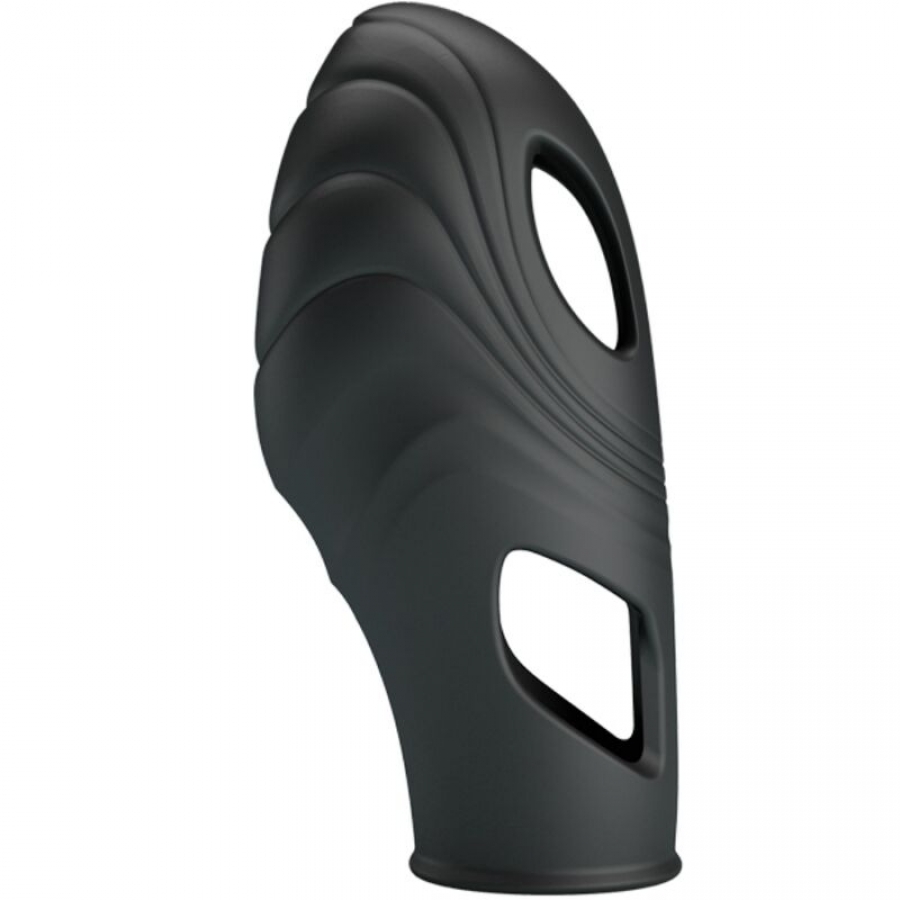 LICH VIBRADOR DE DEDO SILICONA NEGRO