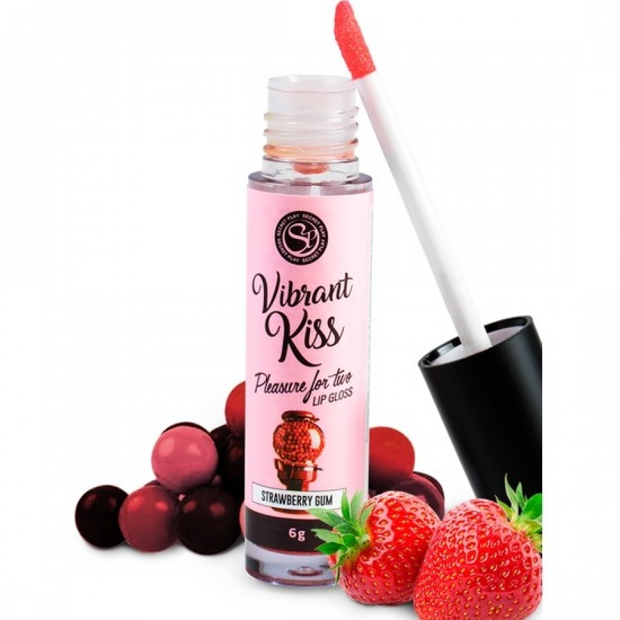 VIBRANT KISS STRAWBERRY GUM LIP GLOSS 6GR