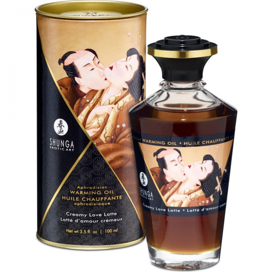 Shunga óleo efeito calor creme amor latte 100 ml