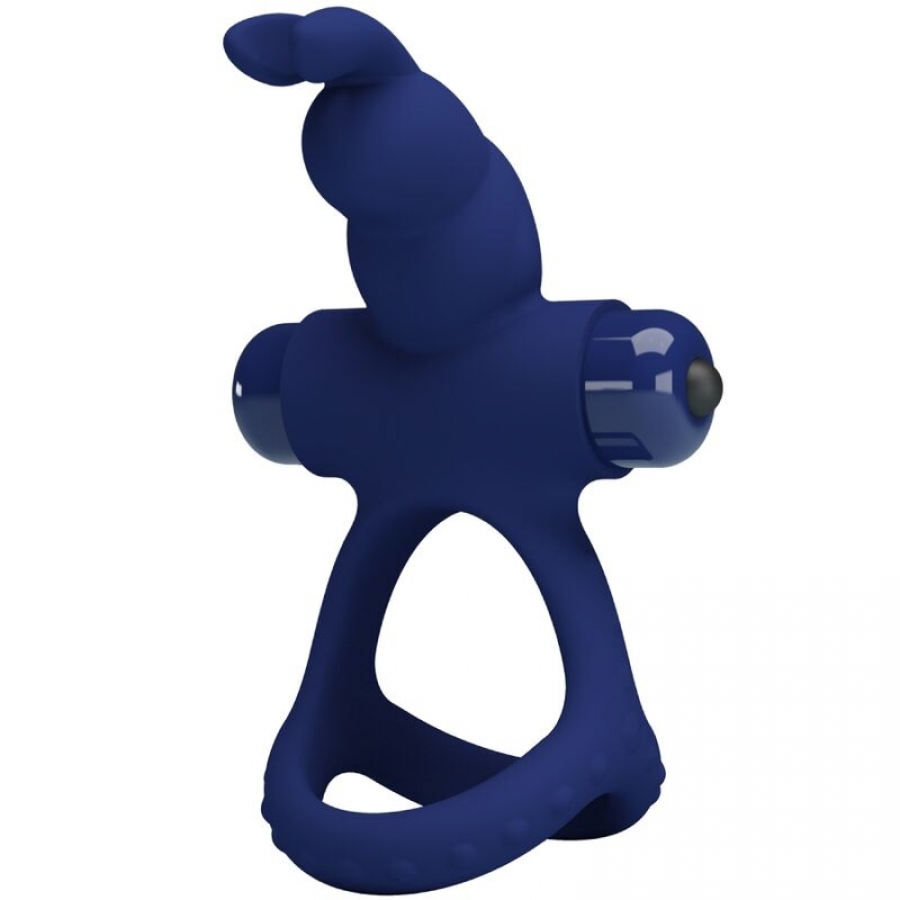 LUCHITO ANELLO VIBRANTE DOPPIO CONIGLIO BLU