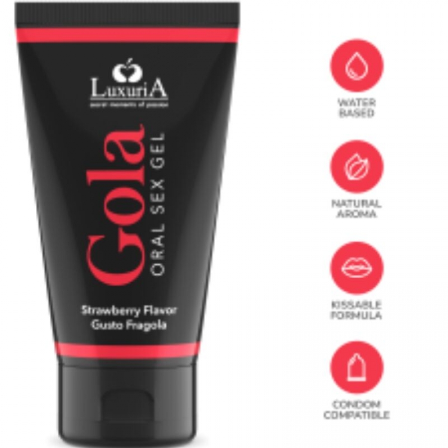 LUXURIA - GOLA GEL ORAL FRESA  4