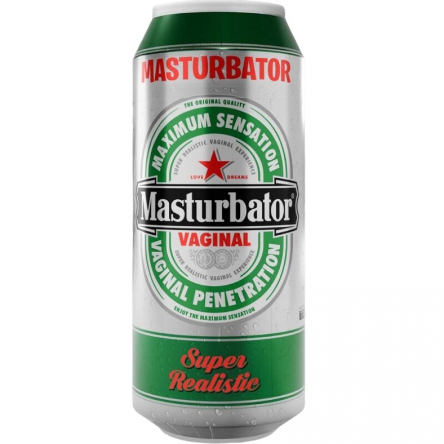 MASTURBADOR MASCULINO VAGINA LATA CERVEZA