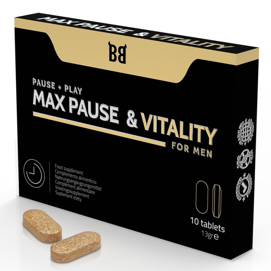 MAX PAUSE & VITALITY RETARDANTE PARA HOMBRE 10 CÁPSULAS