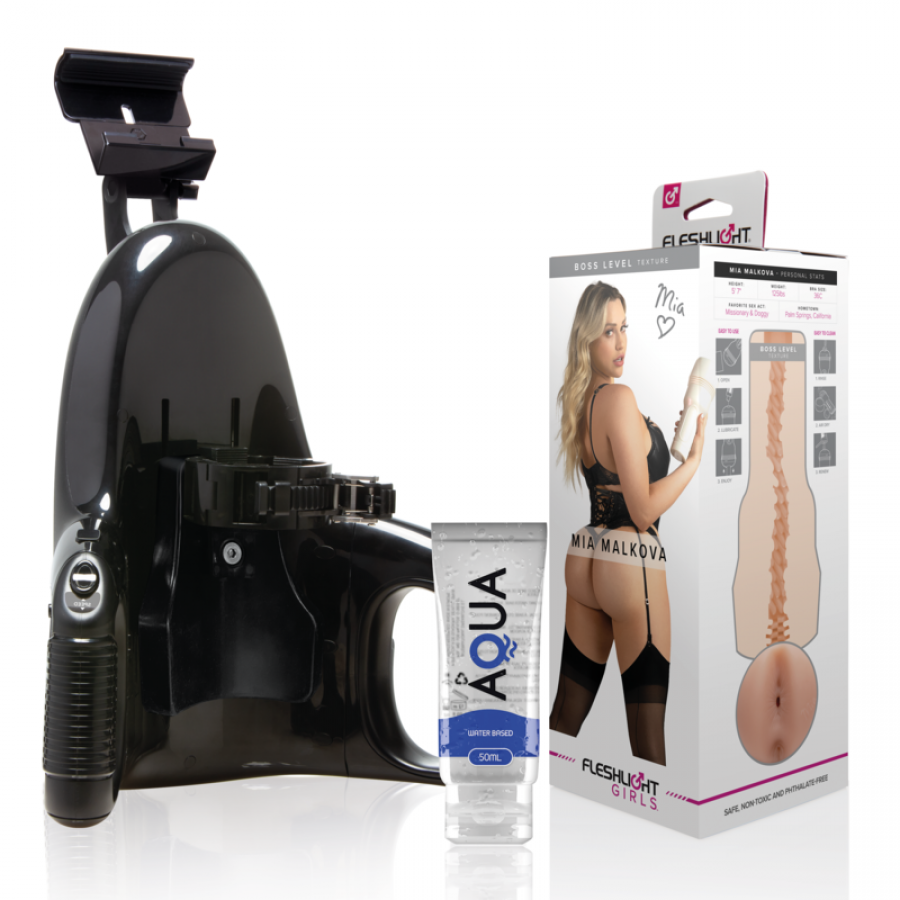 MIA MALKOVA BOSS LEVEL + UNIVERSAL LAUNCH + LUBRICANTE AQUA