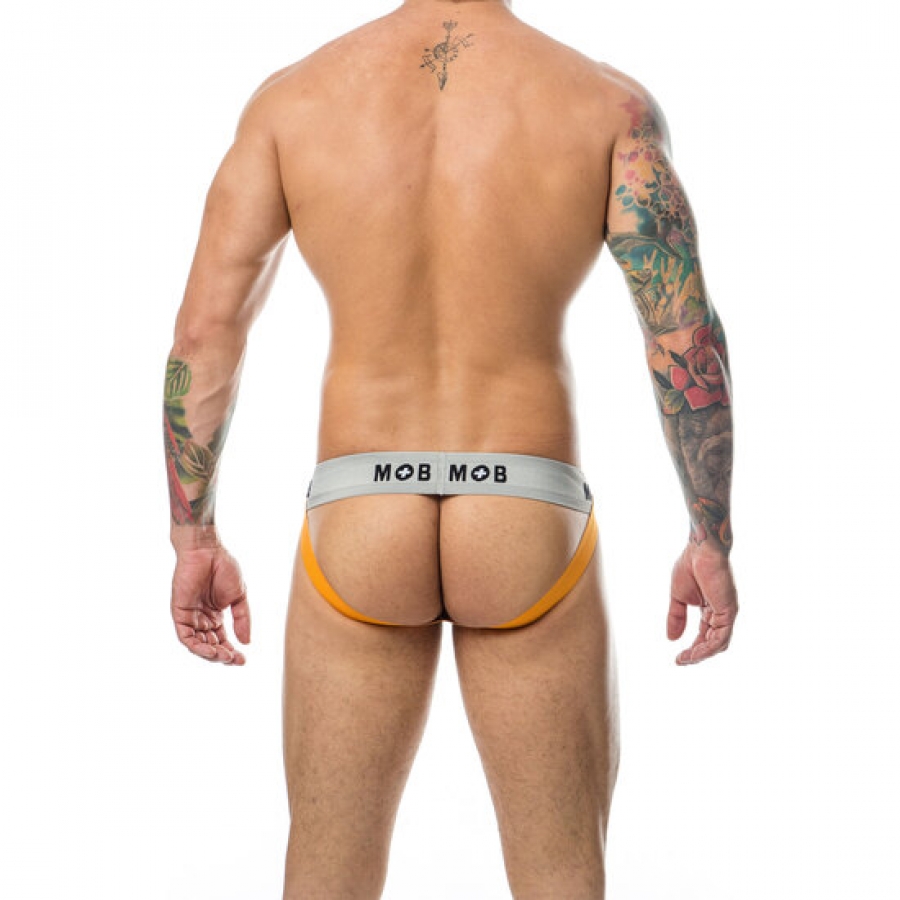 MOB STRIPE CLASSIC JOCK ORANGE 3