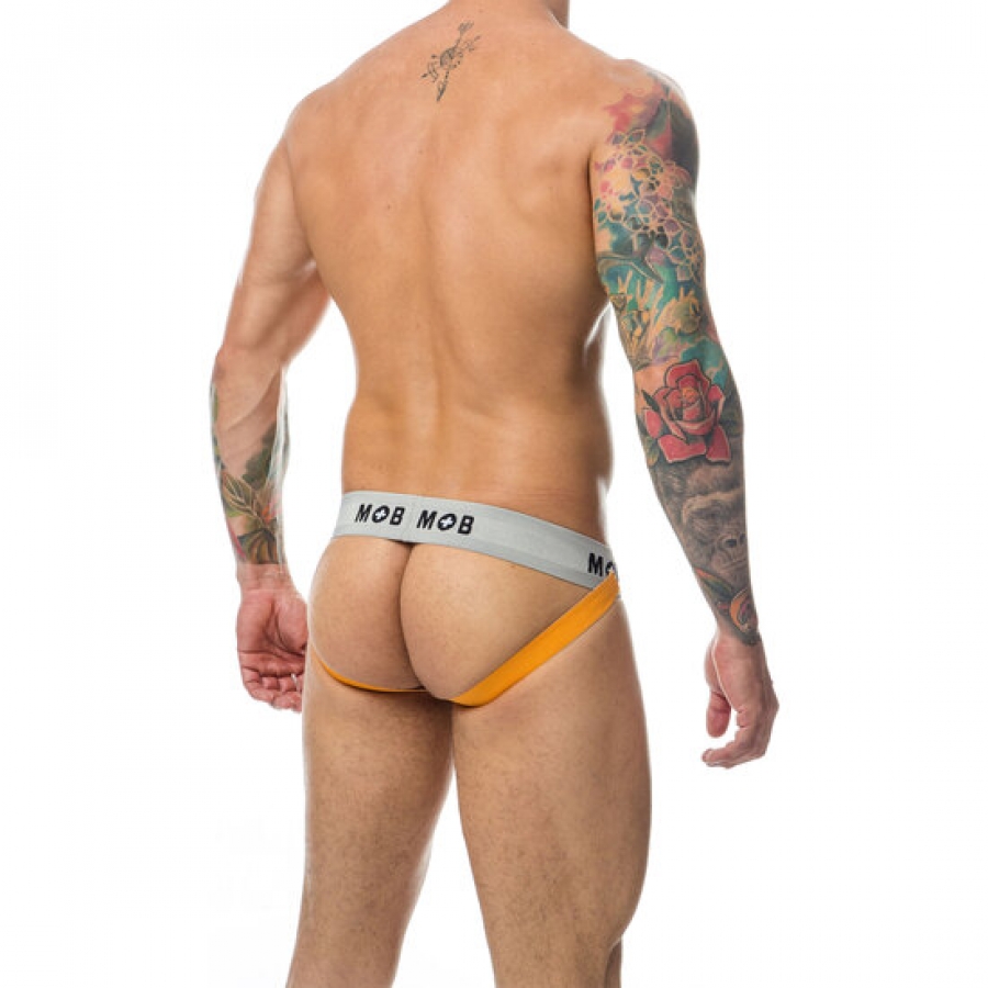 MOB STRIPE CLASSIC JOCK ORANGE 4