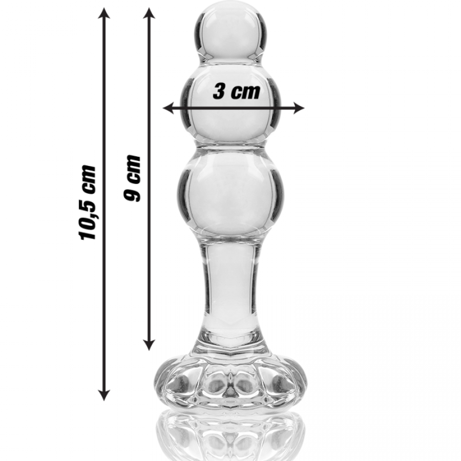 PLUG CRISTAL BOROSILICATO 01 8