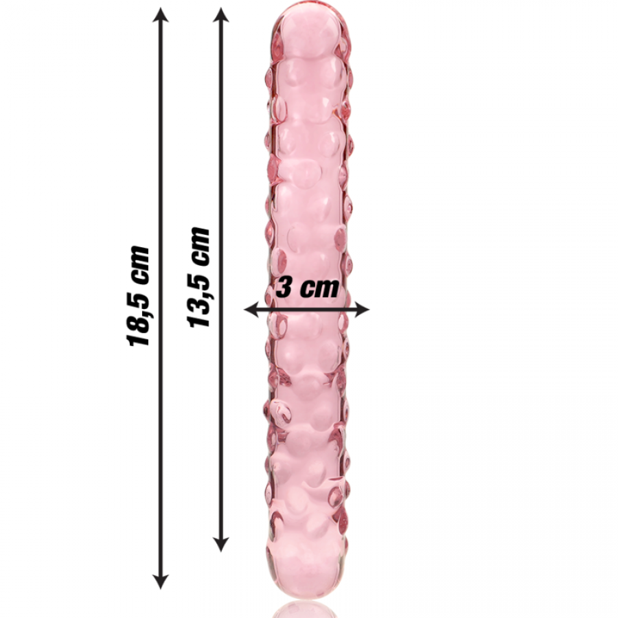 DILDO CRISTAL BOROSILICATO 15 10