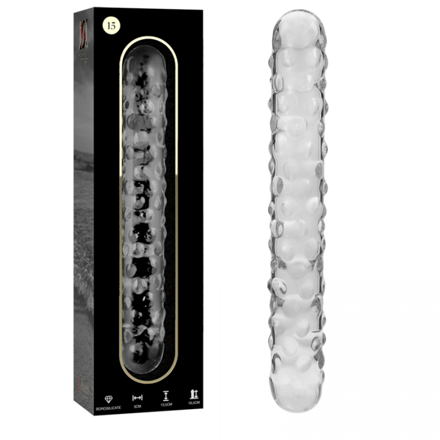 DILDO CRISTAL BOROSILICATO 15 3