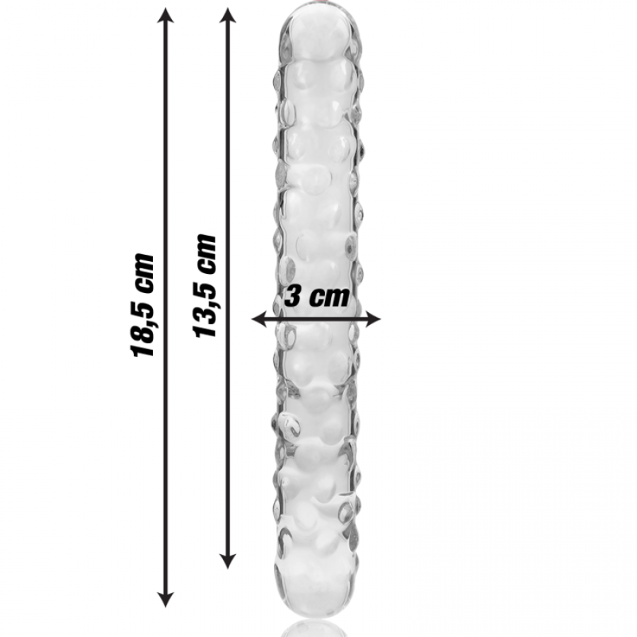 DILDO CRISTAL BOROSILICATO 15 9