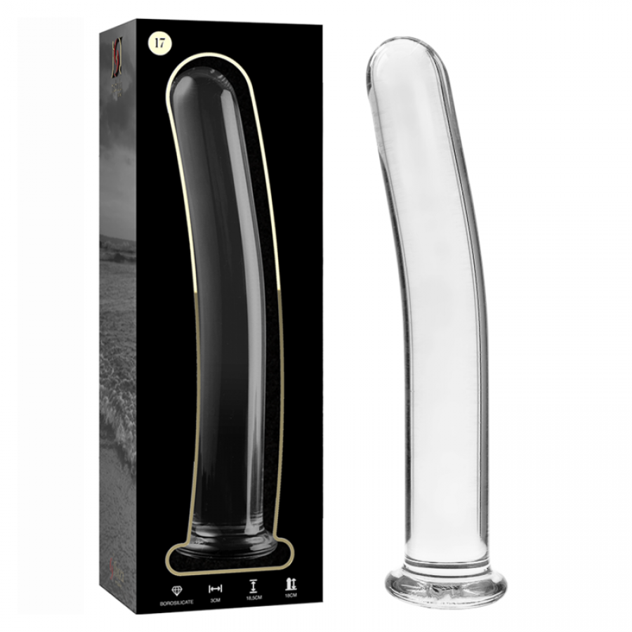 DILDO CRISTAL BOROSILICATO 17 3