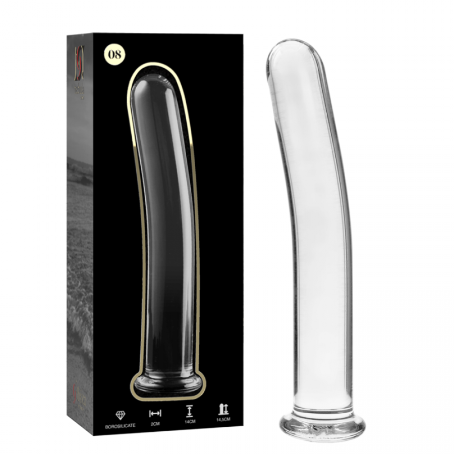 DILDO CRISTAL BOROSILICATO 08 3