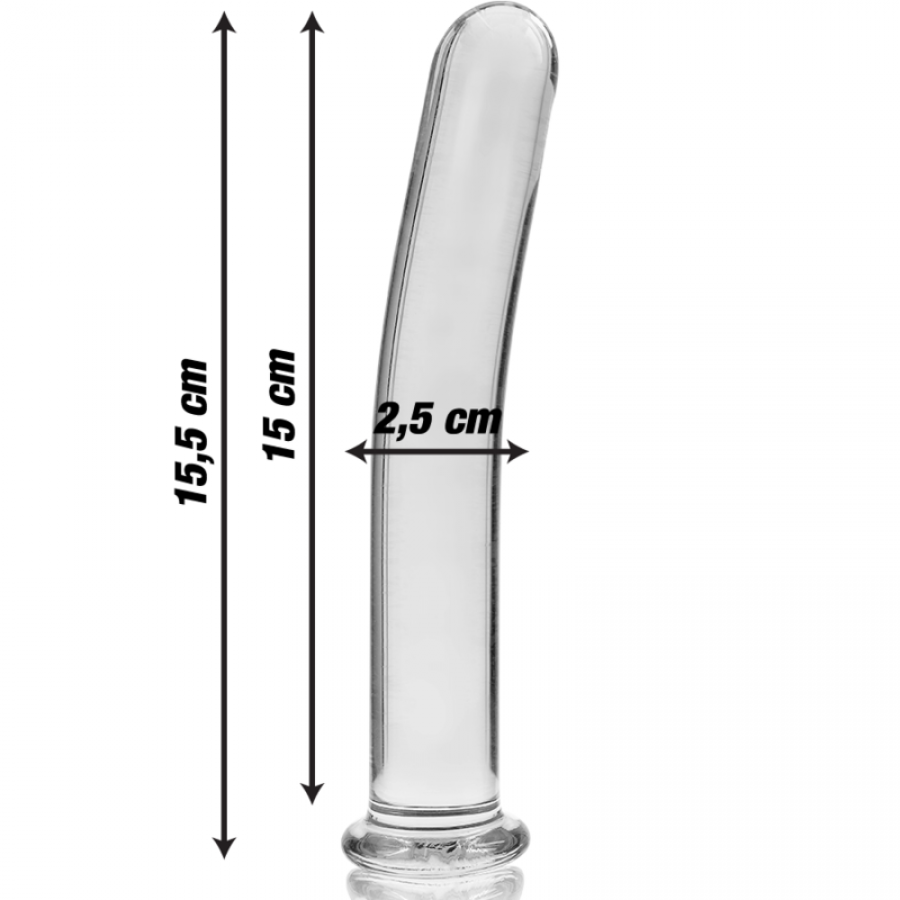 DILDO CRISTAL BOROSILICATO 09 9