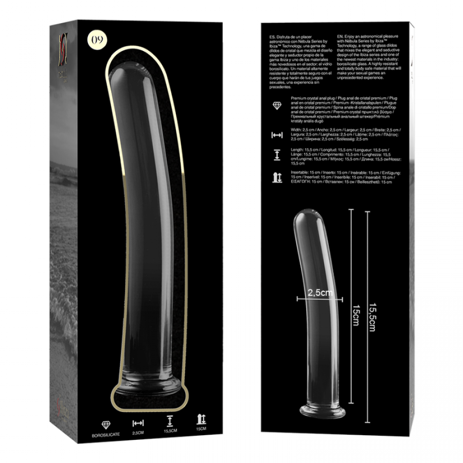 DILDO CRISTAL BOROSILICATO 09 11