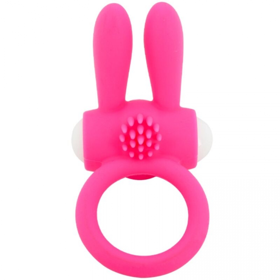 MR BUNNY ANELLO VIBRATORE IN SILICONE ROSA