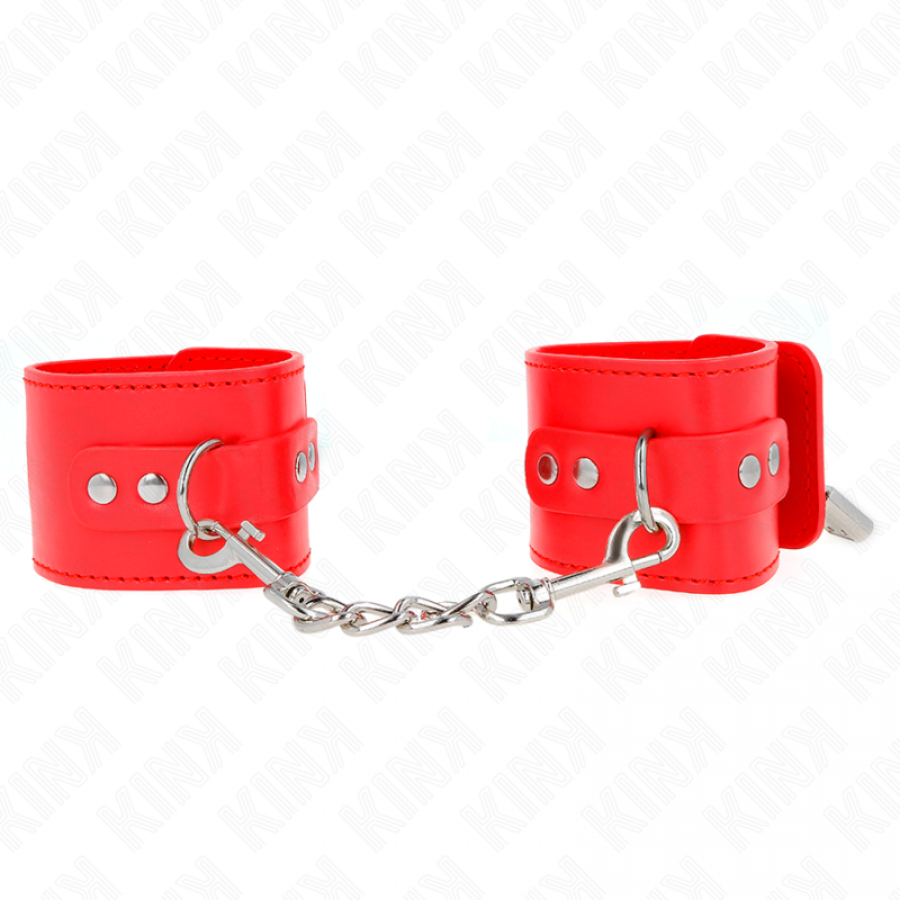 APPUI-POIGNETS AVEC FERMETURE PAR CADENAS ROUGE AJUSTABLE 16