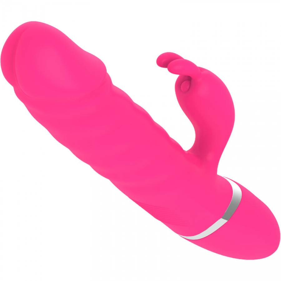 VIBRANTE DILDO CON VIBRATORE FUCSIA