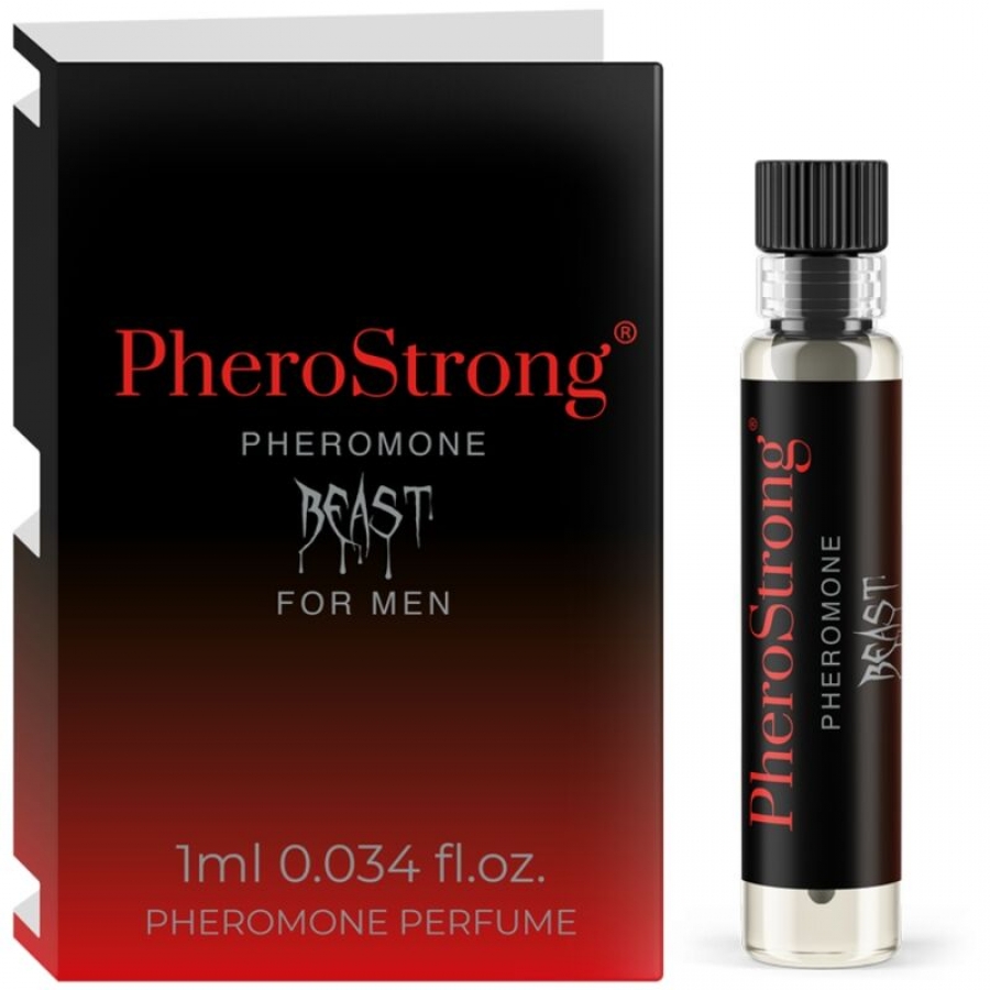 PERFUME CON FEROMONAS BEAST PARA HOMBRE 1 ML