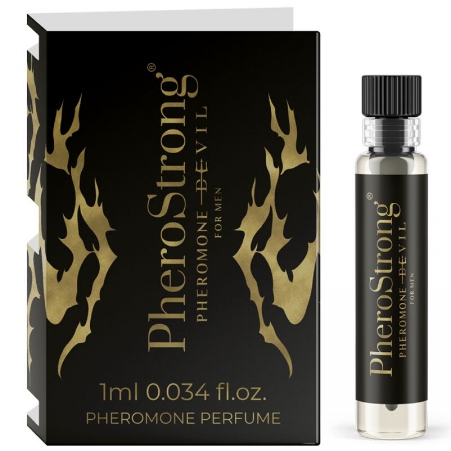 PERFUME CON FEROMONAS DEVIL PARA HOMBRE 1 ML