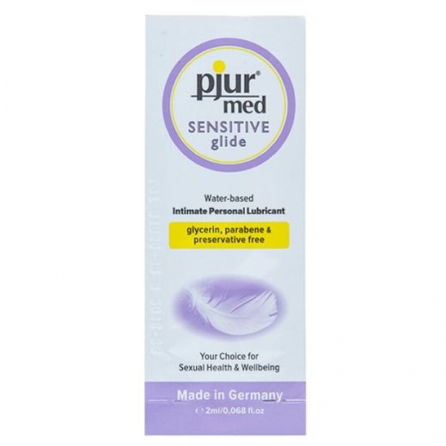 PJUR MED SENSITIVE GLIDE LUBRIFIANT A BASE D''EAU 2 ML