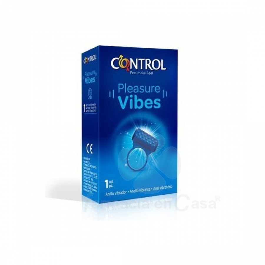 Control toys anillo vibrador pleasure vibes