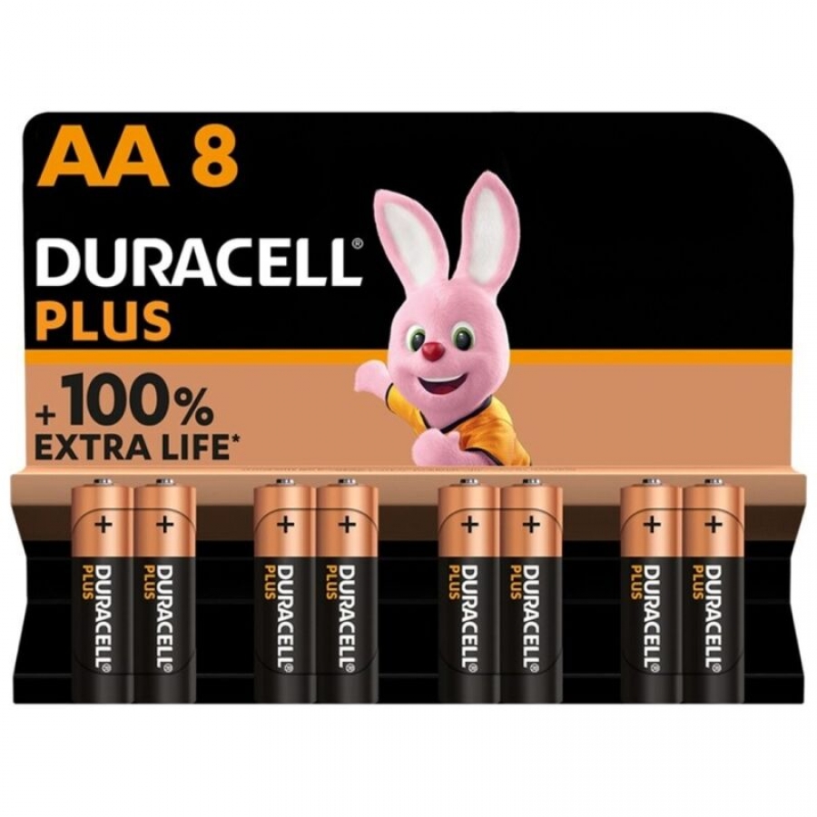 PLUS POWER 100 PILA ALCALINA AA LR6 BLISTER*8