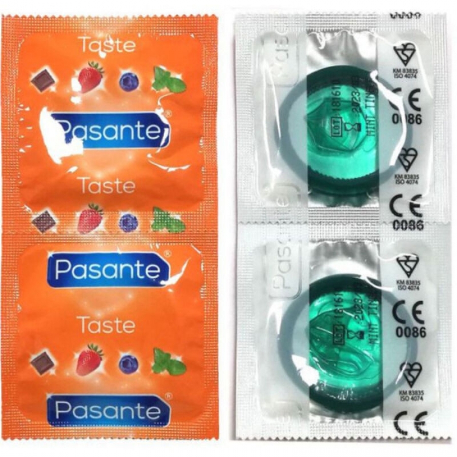 SACO DE PRESERVATIVOS SABOR HORTELÃ 144 UNIDADES