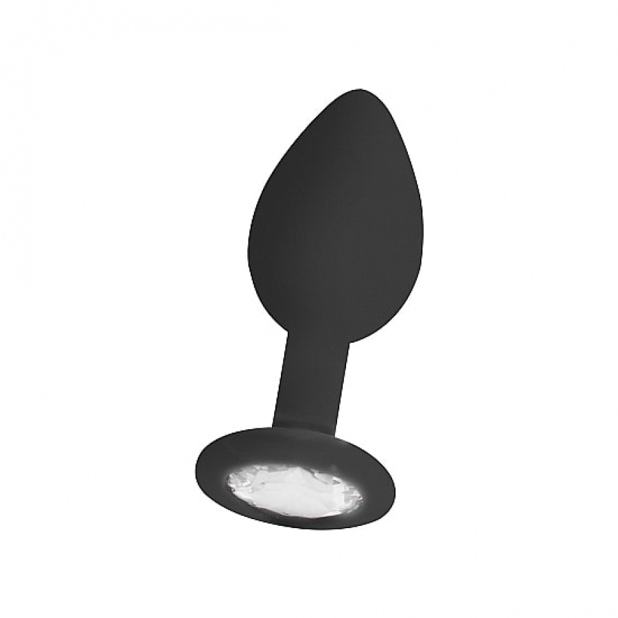 Regular plug diamante negro