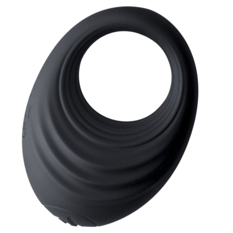 ANELLO VIBRANTE PER PENE SPIRE NERO
