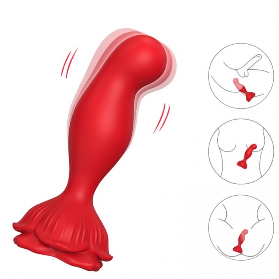 VIBRADOR ROSA Y PLUG 4