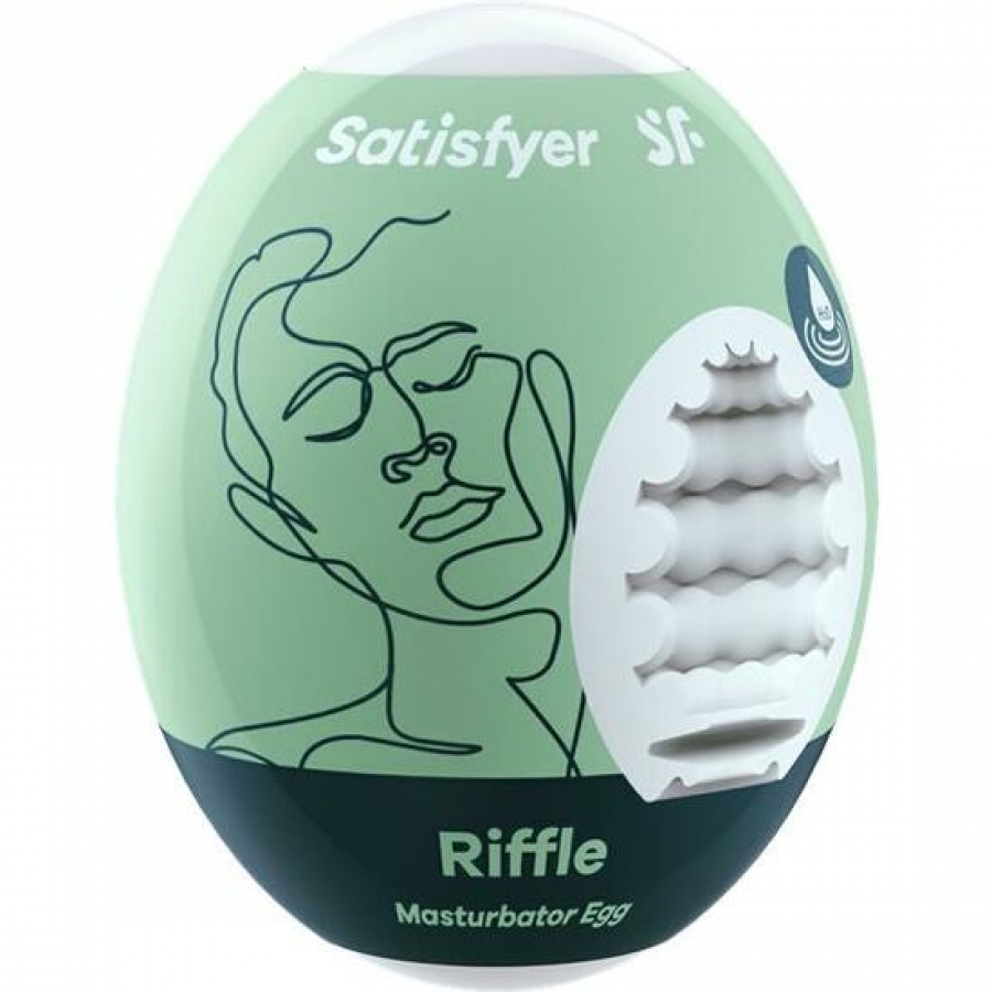 Satisfyer masturbatore uovo singolo riffle.