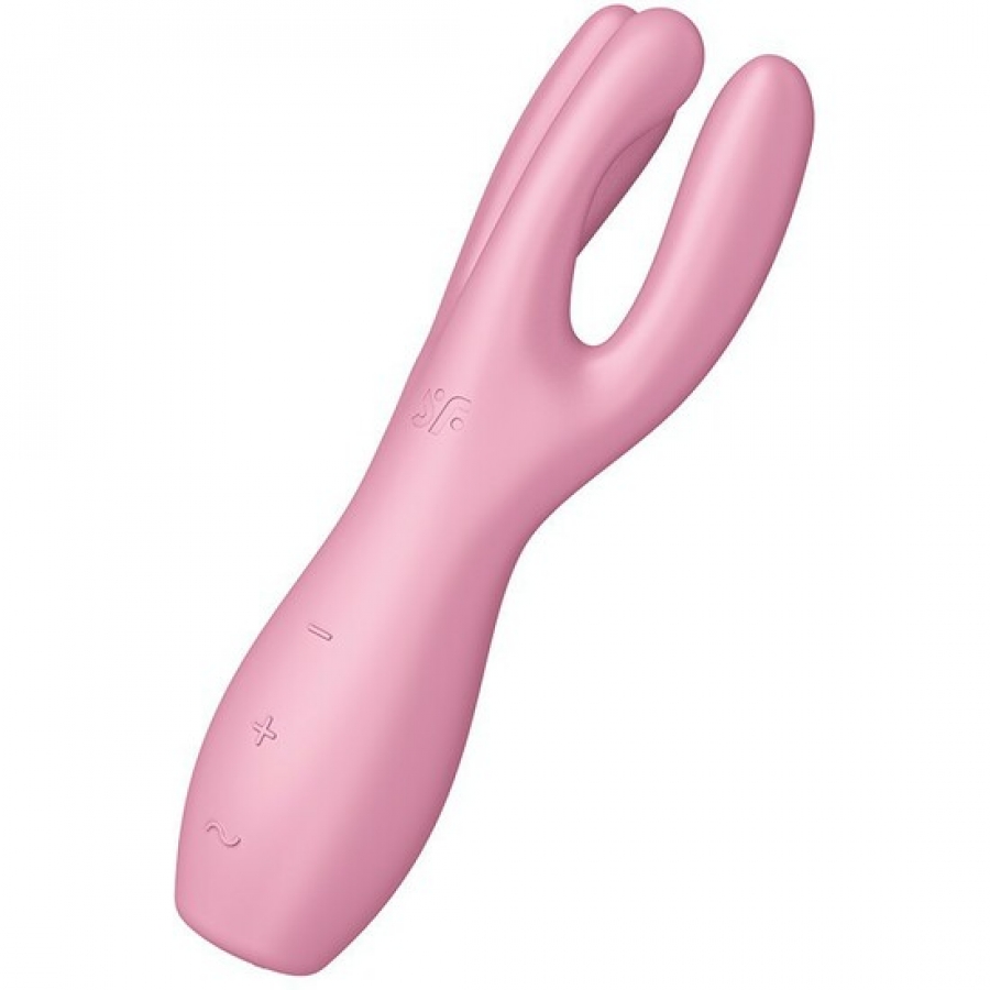 VIBRADOR  THREESOME 3 - ROSA