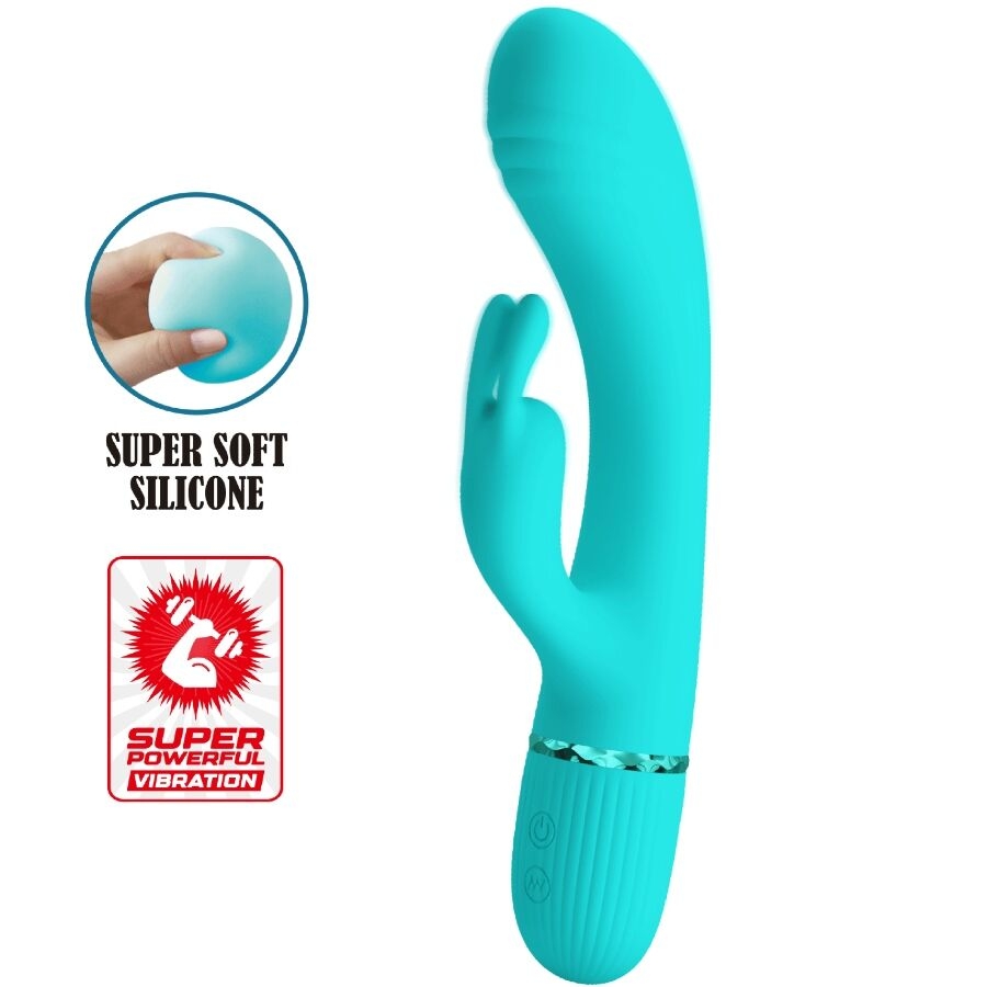 SCOCCO VIBRADOR COELHO TURQUESA