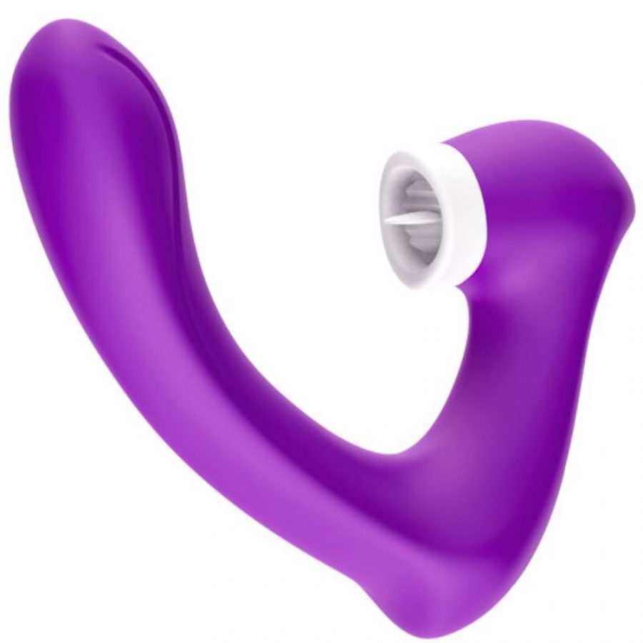 SECRETKISS ESTIMULADOR CON LENGUA CLITORIS & VIBRADOR CU